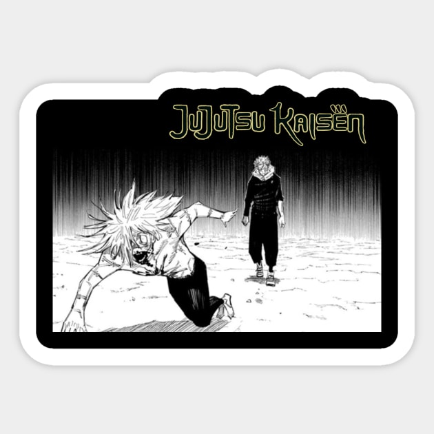 JuJustu Kaisen Itadori vs Mahito Sticker by MichaelAnime